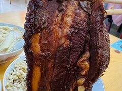 老板娘店的走油肉赞-谈灵农家柴爿菜饭