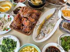 -七的湖·晚芳亭·阳澄湖农家菜·大闸蟹(莲花岛店)