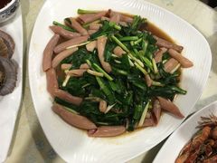 韭菜炒海肠-华圆美食-老蓬莱菜(蓬港路店)