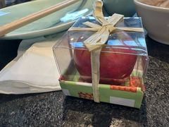 圣诞苹果蜡烛-川旺角融合菜•海景餐厅(星海广场店)