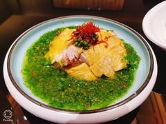 青葱姜蓉嫩鸡-青雅中餐厅(大连金石滩绿发希尔顿度假酒店)