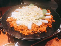 铁板章鱼五花肉-春熙台韩国料理·章鱼肥牛(西丽店)