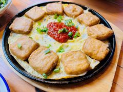 蛋煎毛豆腐-大傻徽菜园·中国徽菜大师(老街店)