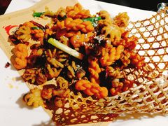 -东来菜馆•手抓海鲜家常菜•海鲜锅贴(鸽子窝店)