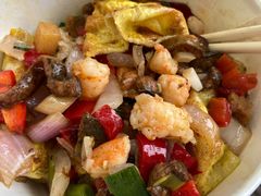 虾仁鳝鱼-周记热干面豆皮大王(桃花东街店)