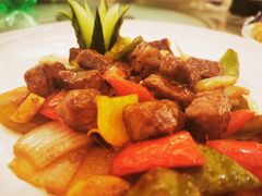 彩椒牛柳粒-海逸海鲜酒家(古北店)