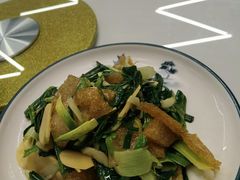 大蒜茨菇肉片-清华酒楼(盘门店)