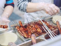烤面筋卷饼-鼓楼夜市