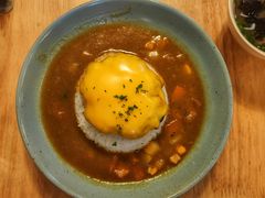 芝士牛肉汉堡咖喱饭-红小满休闲餐厅(十全街店)