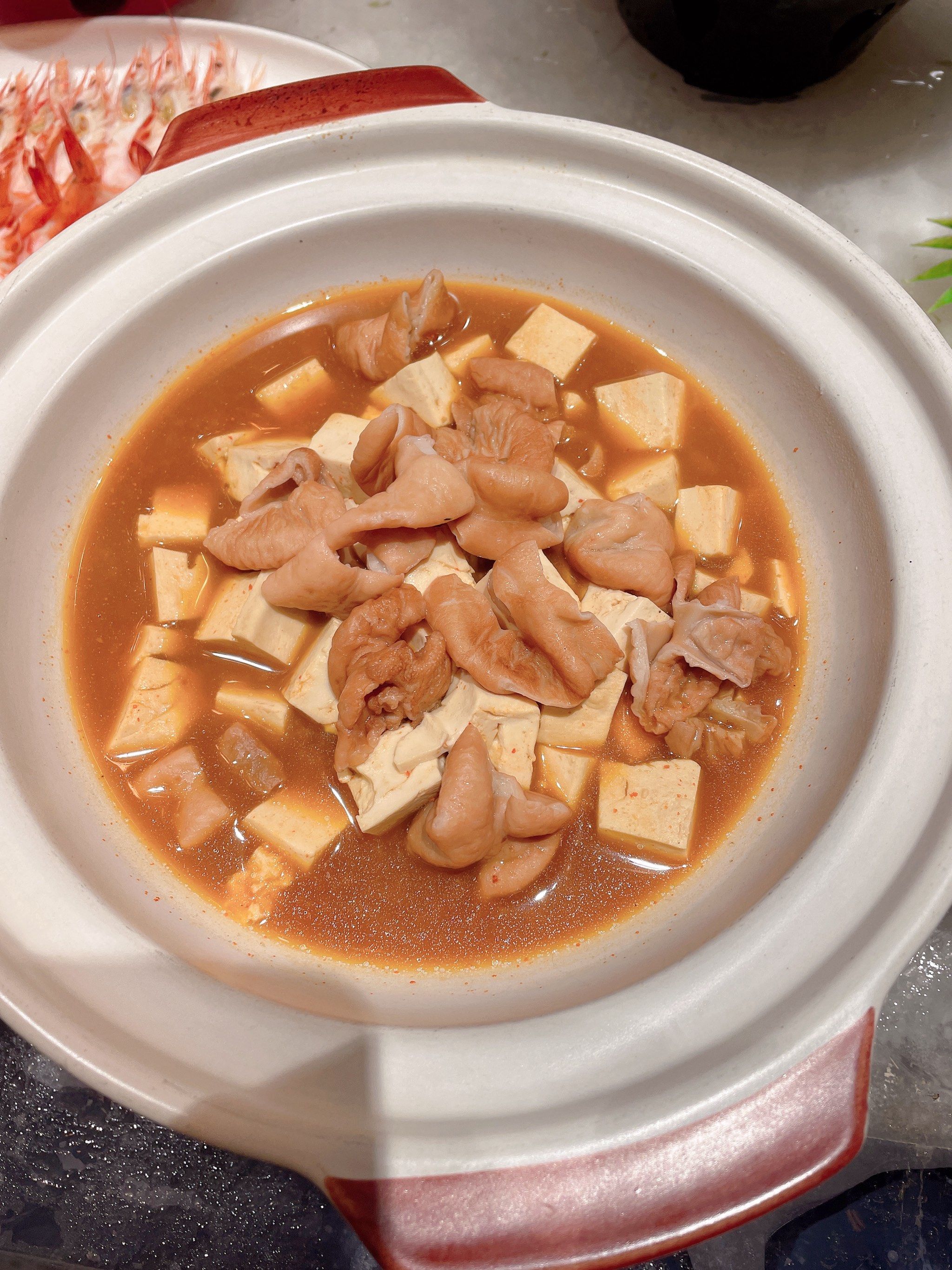 肥肠烧豆腐