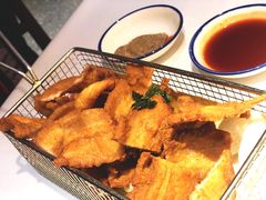 老青岛炸肉-开海·红岛海鲜虾水饺(石老人店)