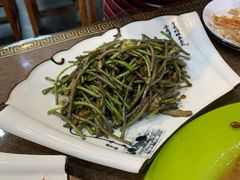 野芦蒿炒臭干-广迎居老正兴菜馆