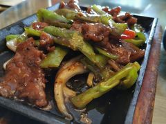 铁板黑椒炒牛肉-热度餐厅(老佛爷店)