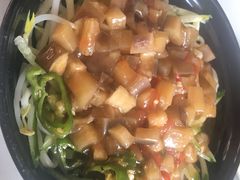 茄子卤面-大姨捞面(新安花园店)