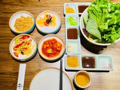 -明洞阿姨·韩式酱蟹烤肉·创意料理(三元桥店)