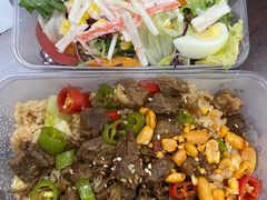 火山牛肉粒炒饭-玛格萝妮比萨屋(四平店)