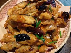 黄金炸茄子-松针蔡记蒸饺(花园路店)