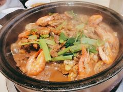 -蜀八婆鲍鱼鸡煲虾(宝安坪洲店)