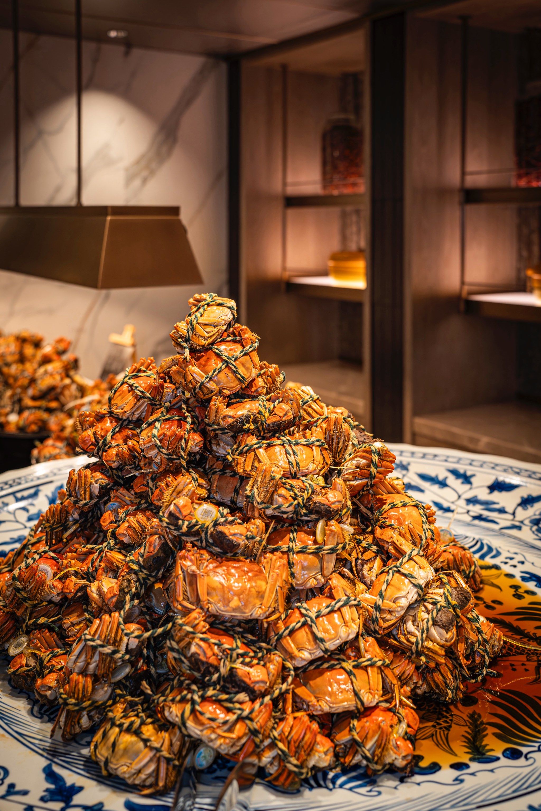 黄龙饭店自助,大闸蟹各种吃法解锁真的太绝