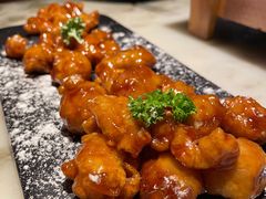 雪花糖醋里脊-绿茶餐厅(光谷世界城步行街店)