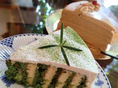 抹茶红豆蛋糕加红茶千层-西关84·History·Art·Cafe
