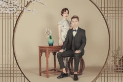 -时光纪亲子全家福照相馆(静安店母女写真父母纪念照)