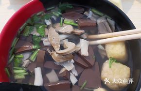 Vegetarian Duck Blood Noodles