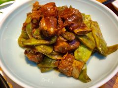 排骨炖油豆角-一轩饺子馆(丽都店)