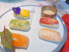 漫步花开彩虹卷-蜜桃花开·中西融合菜E&W(南长街店)