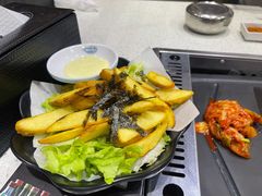 芥末起司薯角-韩时烤肉(丰科万达广场店)
