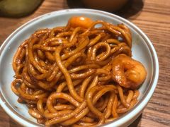 虾仁炒面-马来西亚肉骨茶汤·招牌螃蟹·烧鸡·呷喱吧吧(海上世界店)