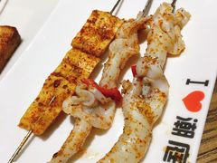 烤鸟贝-潮庭·大连海鲜·炭火烧烤·扇贝王(大连店)