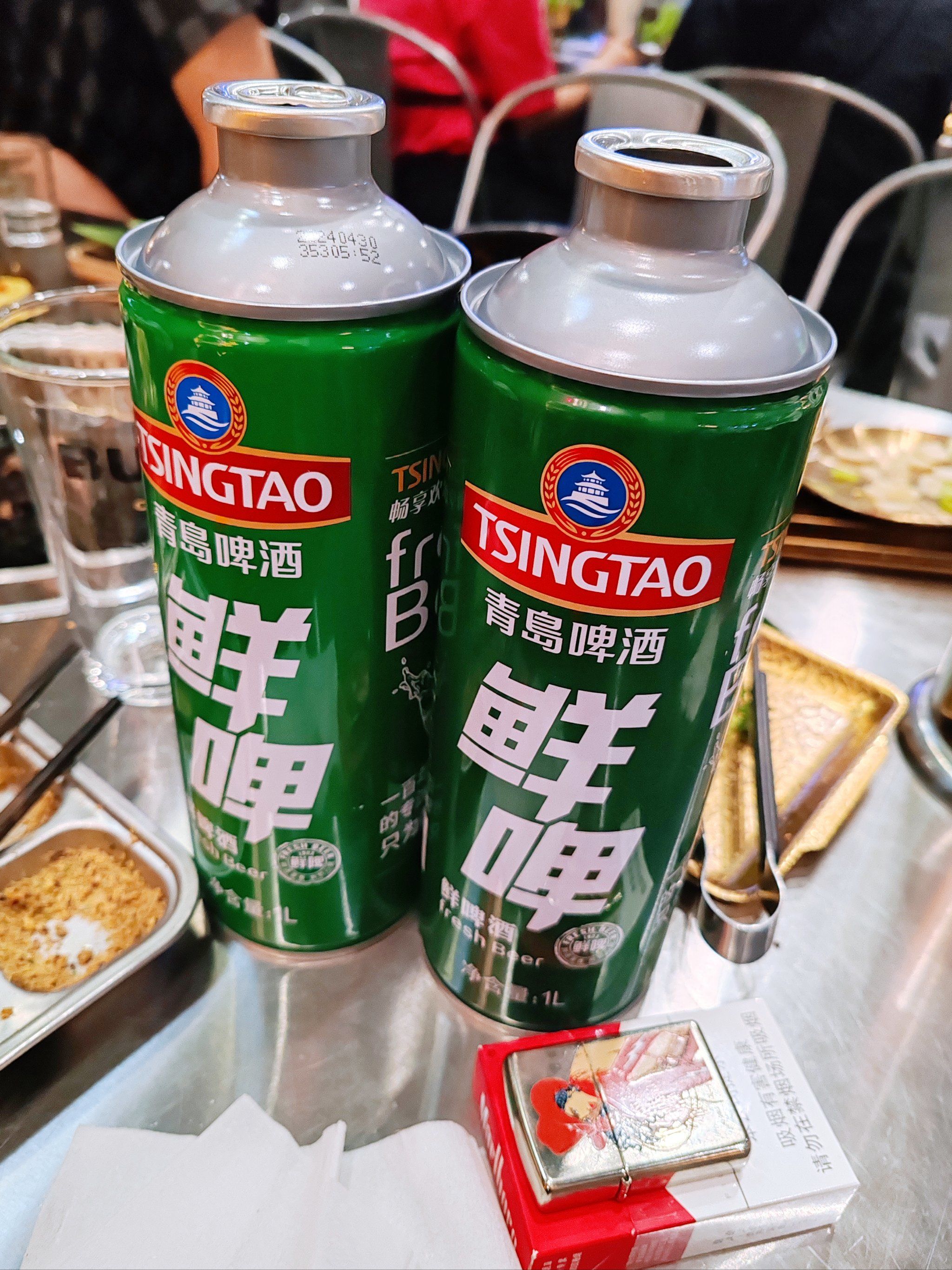 五一喝啤酒90  吃烤肉