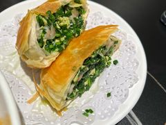 大虾仁韭菜盒-海味当家·蒸锅海鲜(星海公园店)