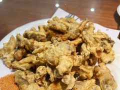 干炸蘑菇-春水锅贴·传统鲁菜(大明湖店)