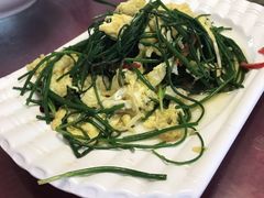 沙葱炒鸡蛋-木垒1号庭院