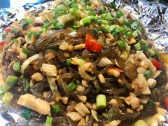 铁板烂肉炒粉丝-鲜塘宴·千岛湖大鲫鱼(南湖店)