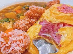 樱花炸鸡咖喱蛋包饭套餐-池奈·日式咖喱蛋包饭(老城根Gpark店)