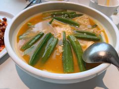 金汤什锦秋葵-尘香•传统川菜(创汇首座店)