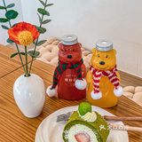 好治愈的小熊果汁🍹，更有¥1⃣️元秒牛油果🥑果汁系列‼️