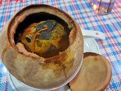 泰式椰皇炖乌鸡汤-陈鹏鹏潮汕菜(宝安机场T3航站楼店)