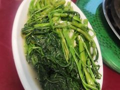 豆腐乳炒空心菜-王城醋血鸭老店