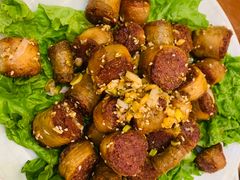 干煸羊肠-清真·益鑫羊肉手抓馆(花园北街店)