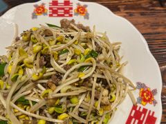 榄菜牛肉松炒水东芽菜-广府乡下·饭庄(新港东路店)