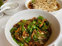 青椒肉丝盖浇面-花园茶楼(兴城西路店)