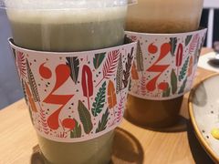 冰椰汁抹茶加奶-HELLO 27 意面·沙拉·帕尼尼