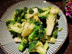 蒜蓉炒西兰花-上楼私房菜(院士路店)