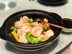 石烹沸腾鲜虾球-弘馆·镜湖印象