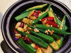 炒秋葵-新概念来凤鱼(璧山店)