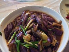 油焖茄子-山涧阁农家菜(南北湖店)